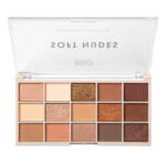 MUA Eyeshadow Palette 15 Shade Soft Nudes - Image 2