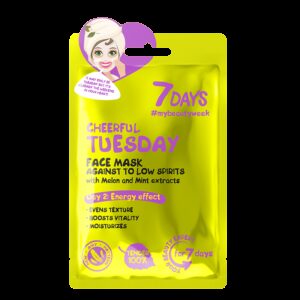 7DAYS Face mask CHEERFUL TUESDAY The antidote to low spirits with Melon and Mint