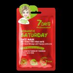 7DAYS Face mask ROMANTIC SATURDAY Get ready for your date with Blood Orange and Papaya