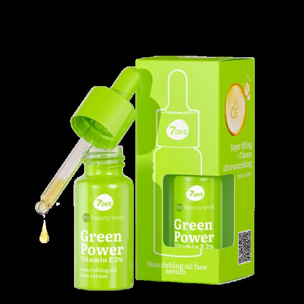 7DAYS MY BEAUTY WEEK GREEN POWER VITAMIN E 2% Nourishing oil face serum