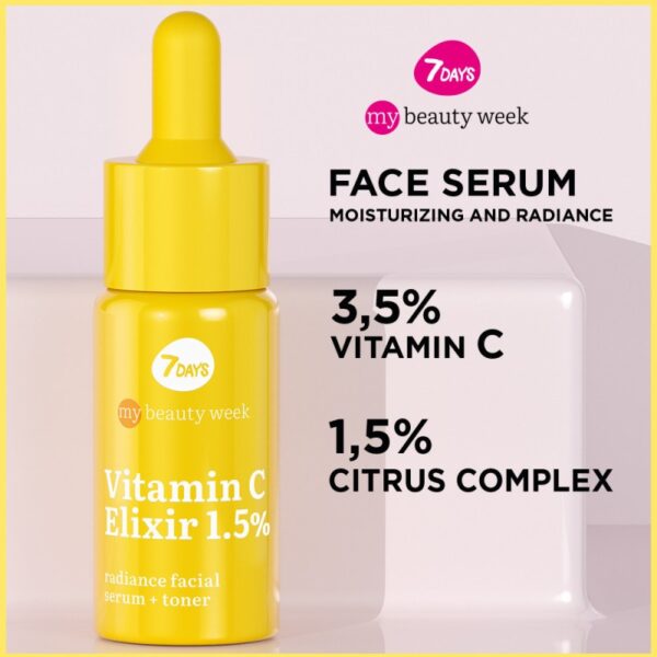 5% Radiance facial serum + toner