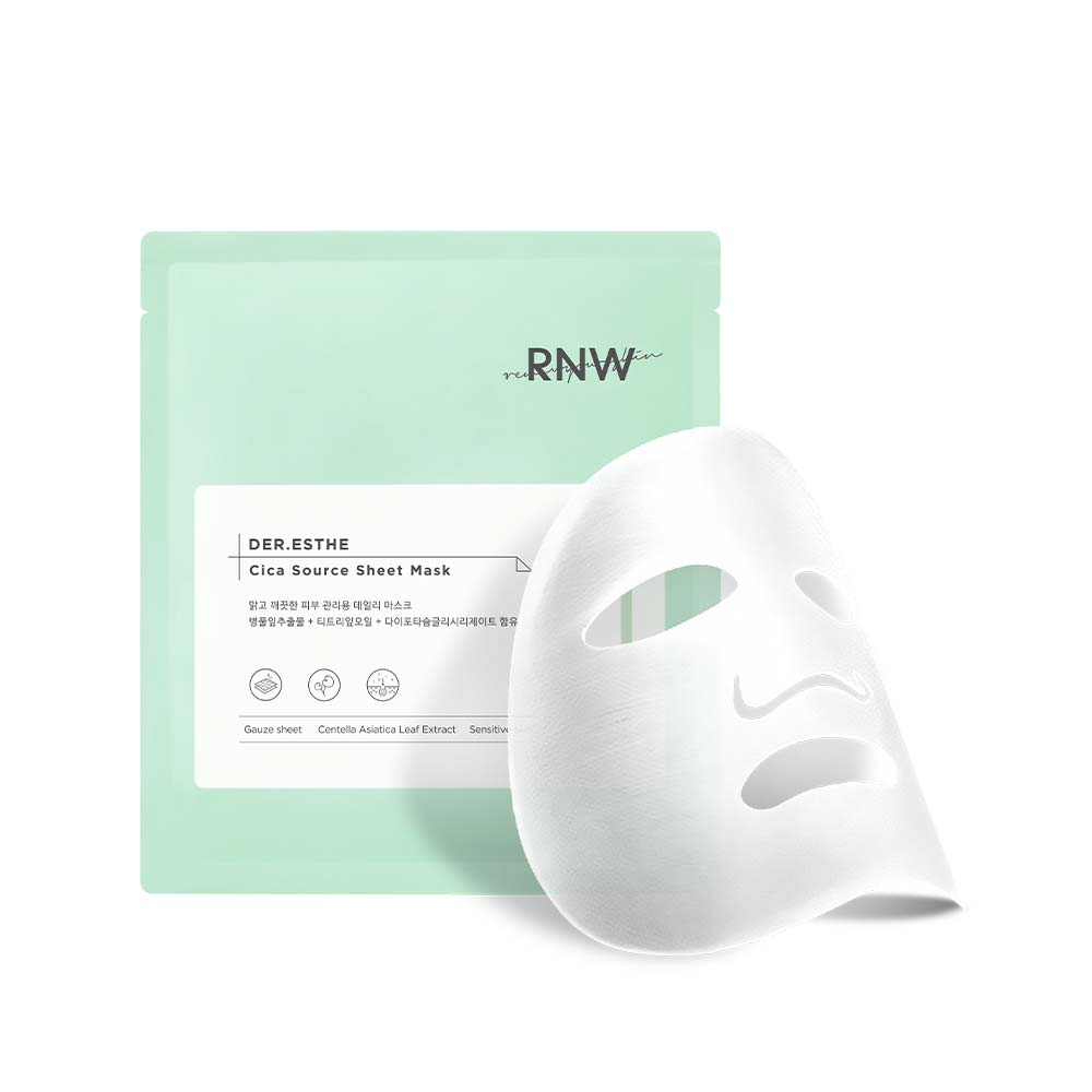 RNW DER. Esthe Cica Source Sheet Mask 27g*10pcs