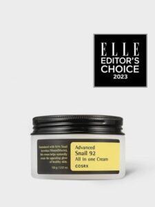 Advanced Snail 92 All in one cream - Επανορθωτική και ενυδατική κρέμα με σαλιγκάρι -100γρ