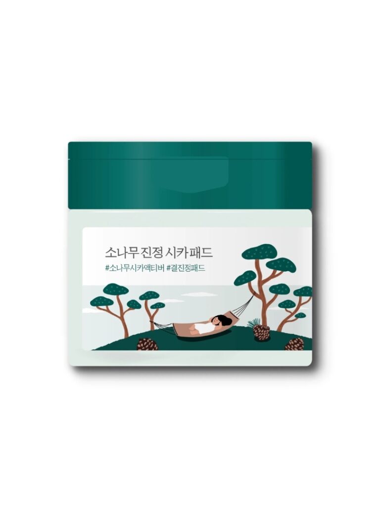 ΝΕΟ ΠΡΟΙΟΝ  Round lab Pine Calming Cica pad- Απολεπιστικά δισκία