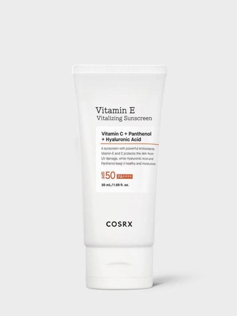 Vitamin E Vitalizing Sunscreen SPF 50+ – Αντιηλιακό με υψηλή προστασία που ρυθμίζει την λιπαρότητα