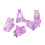 Μανταλάκι - κλιπ στερέωσης νυχιών - Μωβ